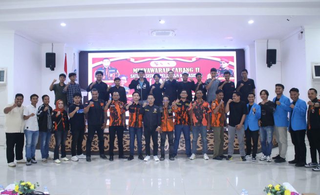 Foto bersama Muscab II SAPMA PP Kota Bontang, Sah! Shendy Resmi Pimpin SAPMA PP Kota Bontang 2025-2028, (Foto: Rn)