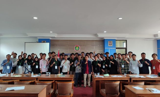 Peserta LK II KORKOM HMI UINSI Cabang Samarinda, Gedung Guru, Samarinda, Kalimantan Timur (Foto: Istimewa).