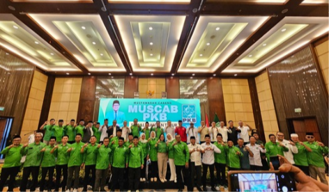 Foto bersama Musyawarah Cabang (Muscab) X serentak Dewan Pimpinan Cabang (DPC) tingkat kabupaten/kota se-Kalimantan Timur di Balikpapan, Rabu (8/4/2026) (Foto: Rn).